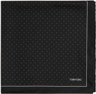 Tom Ford Foulard a pois - Nero