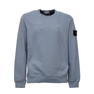 Stone Island Cotton Fleece Crewneck Sweatshirt