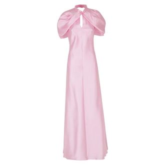Alberta Ferretti Kleedjes, Dames, Roze, M, Abito Mikado
