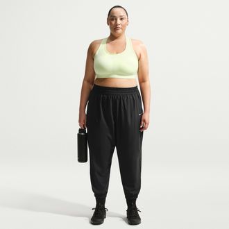 Nike Womens One Dri-FIT High-Waisted 7/8 Jogger Pants (Plus Size) in Black | HJ1052-013