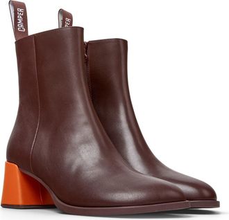 Camper Kora Square Toe Boot in Burgundy at Nordstrom, Size 37