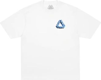 Palace P3 T-shirt met logo - Wit