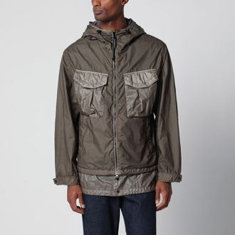 C.P. Company Lead grey Bi-TM nylon Goggle jacket