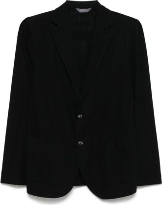 Circolo 1901 Zwart Jasje met Knopen en Opgestikte Zakken - Heren - Blazers - Zwart - S - Jassen