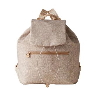 Borbonese Mujer, Bolsos, Beige, Talla: ONE Size