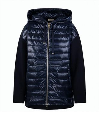 Herno Quilted Cotton Nylon Hooded Down Jacket