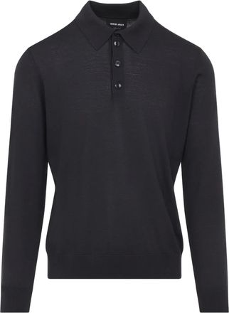 Giorgio Armani Polo in lana - Nero