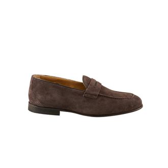 Rolando Sturlini Loafers, male, Brown, Size: 10 1/2 US Penny Loafer