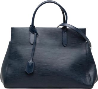 Louis Vuitton Pre-owned Marley Schoudertas - Dames - Vintage Schoudertas - Blauw - ONE Size - Leer - Vintage