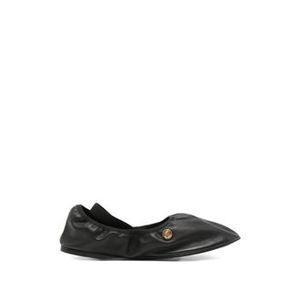Versace Medusa Round-toe Ballet Flats