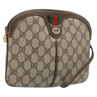 Gucci Pre-owned Shoulder Bag - Dames - Pre-owned - Bruin - Maat: ONE Size