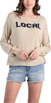 Stitchdrop Local Sweater In Mid Navy