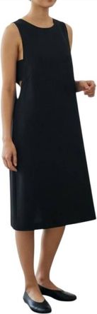 Rag & Bone Clementine Silk Sleeveless Shift Dress In Black