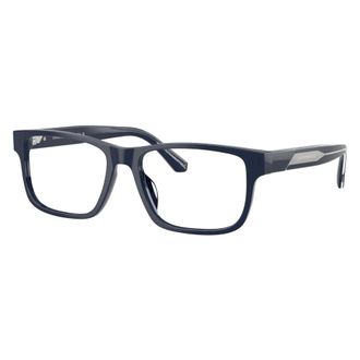 Emporio Armani Glasses, unisex, Blue, Size: 56 MM Ea3265U Rectangular Frame