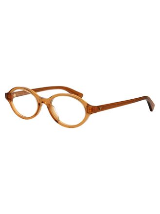 Bottega Veneta BV1367O Oval Acetate Eyeglasses - Orange