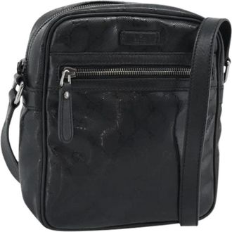 Gucci Pre-owned Vintage Shoulder Bag - Dames - Vintage Schoudertas - Zwart - ONE Size - Leer - Vintage
