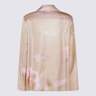 Fabiana Filippi Womens Shirts Beige-Rosa _se Beige/rosa