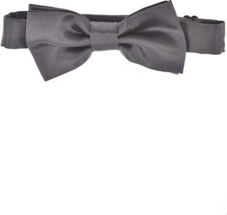 Daniele Alessandrini Zijden Vlinderdas - Heren - Accessoires - Grijs - ONE Size - Accessoires