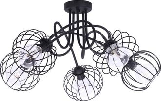 OEM L&aacute;mpara De Techo Colgante Loft Metal E27 Led