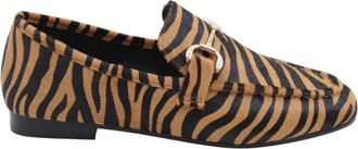 Bibi Lou Klassieke Leren Mocassin Schoenen - Dames - Loafers - Zwart - 41 EU - Schoenen