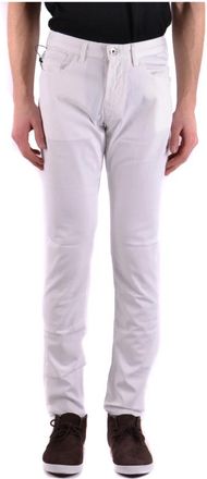 Armani Jeans Klassieke Denim Jeans voor dagelijks gebruik - Heren - Slim Fit Jeans - Wit - W30 - Denim - Jeans