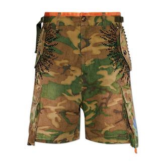Dsquared2 Casual Shorts, male, Green, Size: 2XL Cargo Shorts