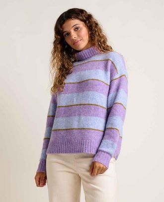 Toad & Co Toddy T-Neck Sweater in Aster at Nordstrom, Size Medium