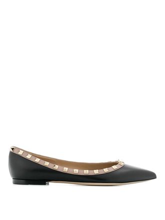 Valentino Garavani Rockstud Leather Ballets