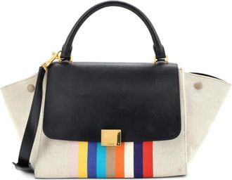 Celine Multicolor Trapeze Bag Leather and Felt Medium satchel - Veelkleurig