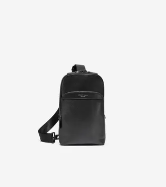 Cole Haan Mens Damon Sling Bag - Black