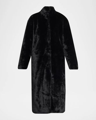 Et Ochs Cassian Faux Fur High Collar Coat