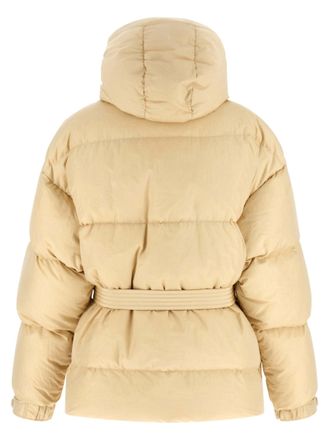 Ienki Ienki Womens Beige Nylon Shell Jacket Clothing