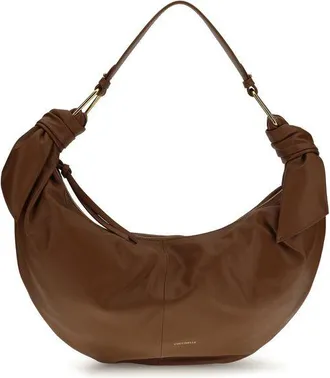Coccinelle Brown Calf Leather Bos Taurus Shoulder Womens Bag