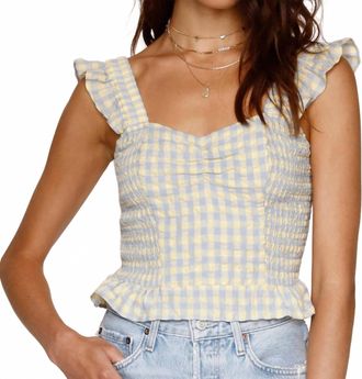 Heartloom Jacey Top In Maize