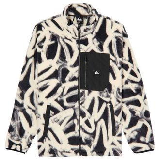 Quiksilver Clean Coast Full-Zip Fleecejacke f&uuml;r Herren | grau