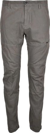 C.P. Company Sage Green Tapered Pocket Cotton Cargo Pants