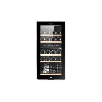 Adler Europe Ad 8080 Enfriador De Vino Nevera De Vino Independiente Negro 24 Botella(s)