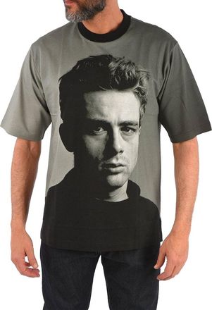 Dolce & Gabbana Photographic Print T-Shirt - Gray