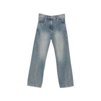 System Faded-effect Wide-leg Jeans