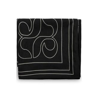 MY ESSENTIAL WARDROBE SunMW Sjaal - Dames - Accessoires - Zwart - Maat: ONE Size Nylon