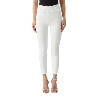 Elisabetta Franchi Mujer, Pantalones, Blanco, Talla: S