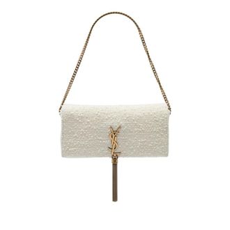 Saint Laurent Pre-owned Saint Laurent Tweed Monogram Kate 99 Tassel Bag Ladies 6IU1ZP90KOBJHM8A