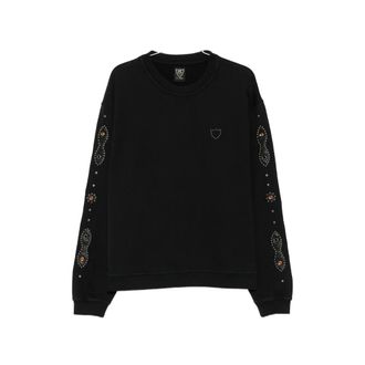 HTC Moustache Stud-embellished Sweatshirt