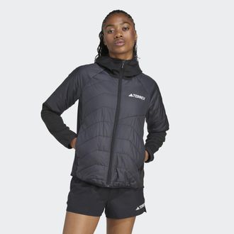 ADIDAS TERREX Outdoorjacke ADIDAS TERREX MULTI CLIMAWARM ISOLIERENDE HYBRID, Damen, Gr. M, schwarz, Obermaterial: 100% Polyester, normal, Jacken Outdoorjacke