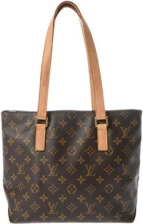 Louis Vuitton Brown Monogram Canvas Tote Bag (Pre-Owned)