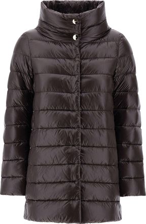 Herno Dark Brown Amelia Ultralight Down Jacket