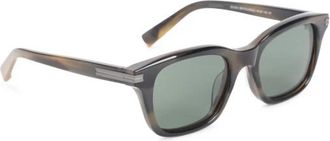 Ermenegildo Zegna Ez 0303 Zonnebril - Heren - Zonnebrillen - Bruin - ONE Size - Accessoires