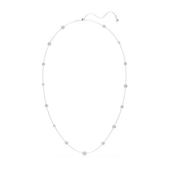 Swarovski Accessoires, Dames, Grijs, ONE Size, Exclusieve Transparante Ketting voor Volwassenen