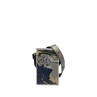 Fendi Pre-owned Vintage Crossbody Bag - Dames - Pre-owned - Grijs - Maat: ONE Size Leer