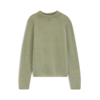 BOSS Alpaca-blend sweater with mock neck